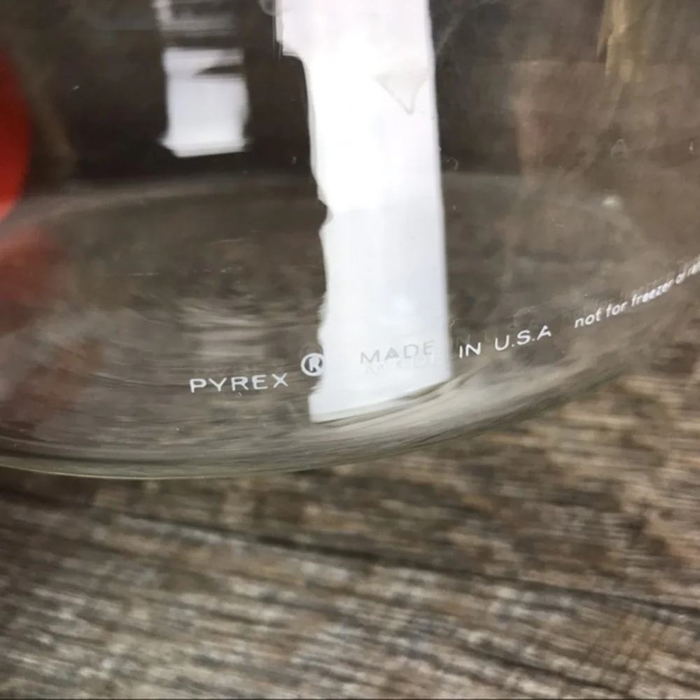 Vintage PYREX CANISTER Rust orange Lid GLASS STORAGE Container‎ See-N-Store MCM